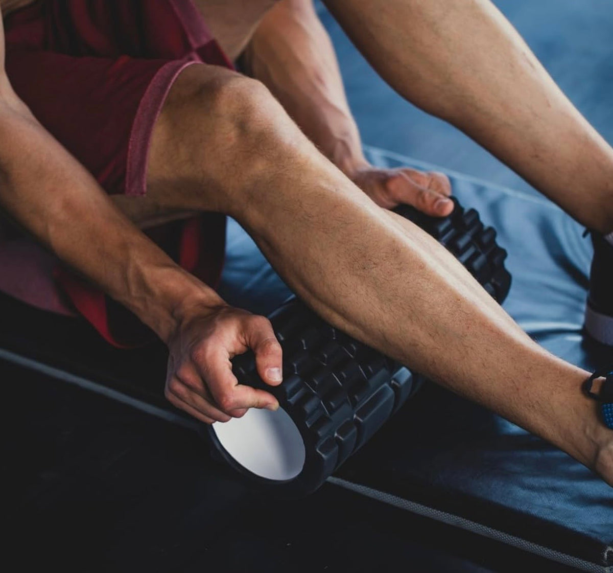Textured Exercise Foam Roller for Muscle Recovery