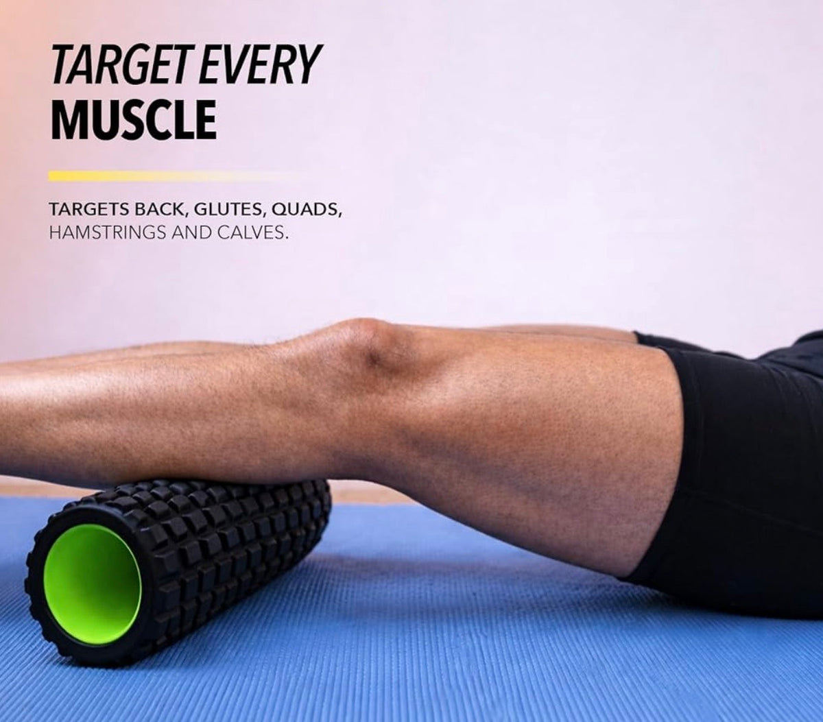 Textured Exercise Foam Roller for Muscle Recovery