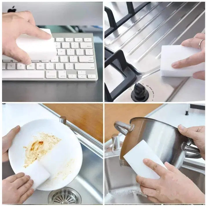 Magic Eraser Cleaning Sponge – Multipurpose Cleaner (Pack of 4)